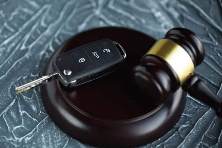 Car keys and a gavel