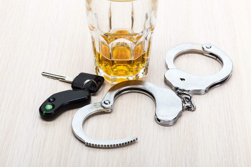 Car keys, a shot, and handcuffs
