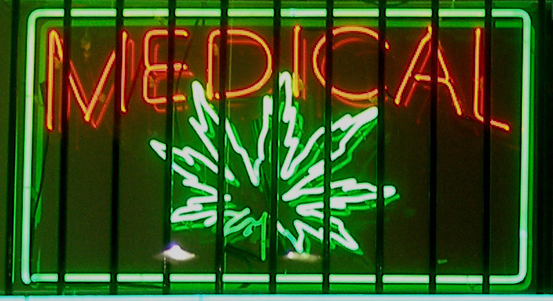 Medical marijuana sign